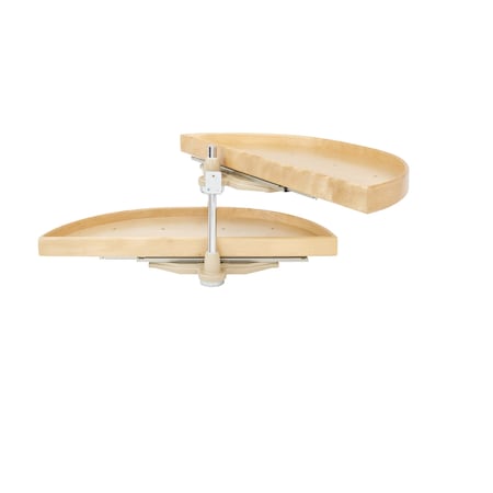 Rev-A-Shelf Maple Hardwood, Light Brown, 35 in W, 16 in H, 35 in D, 17.06 in L, Light Brown LD-4NW-882-35-1